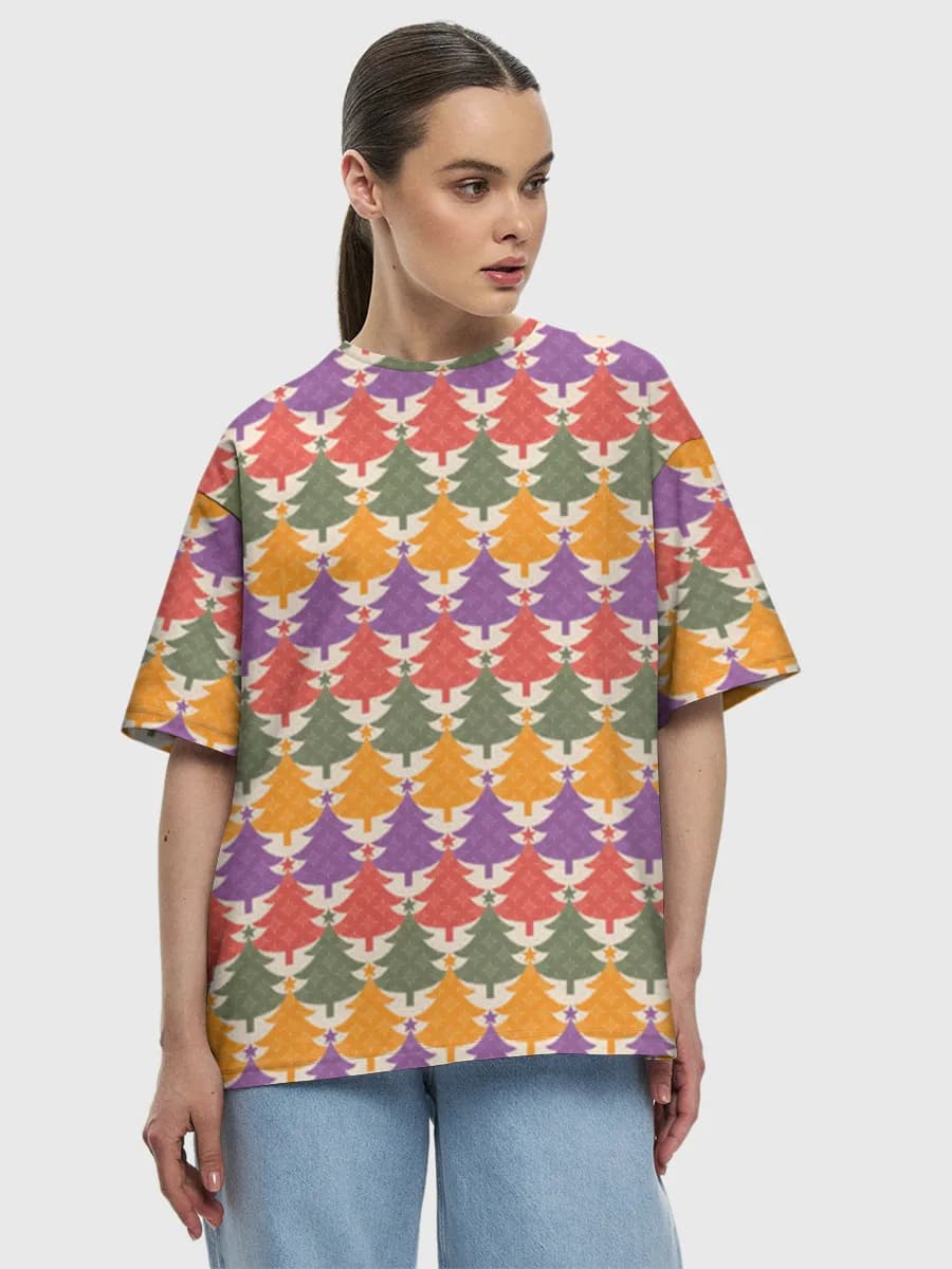 Women's oversized cotton T-shirt