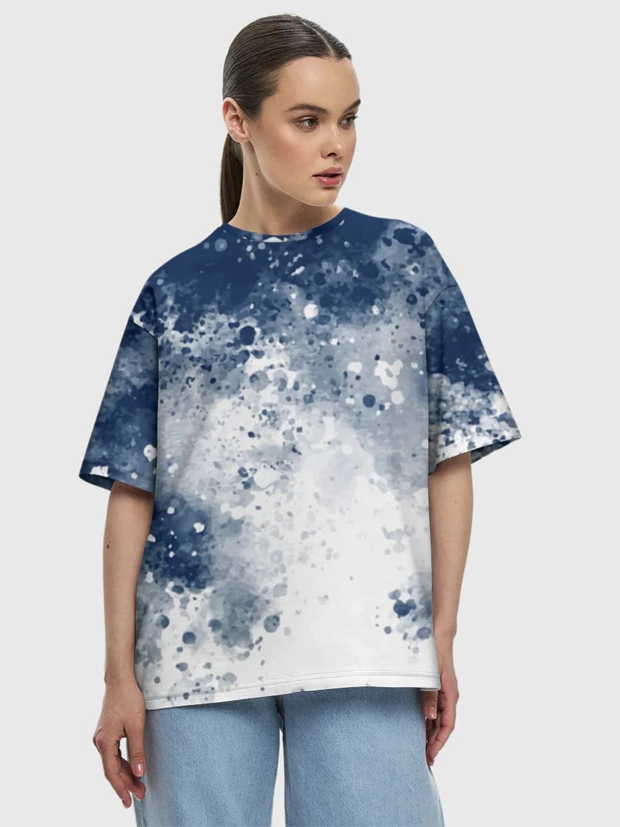 Women's oversized cotton T-shirt