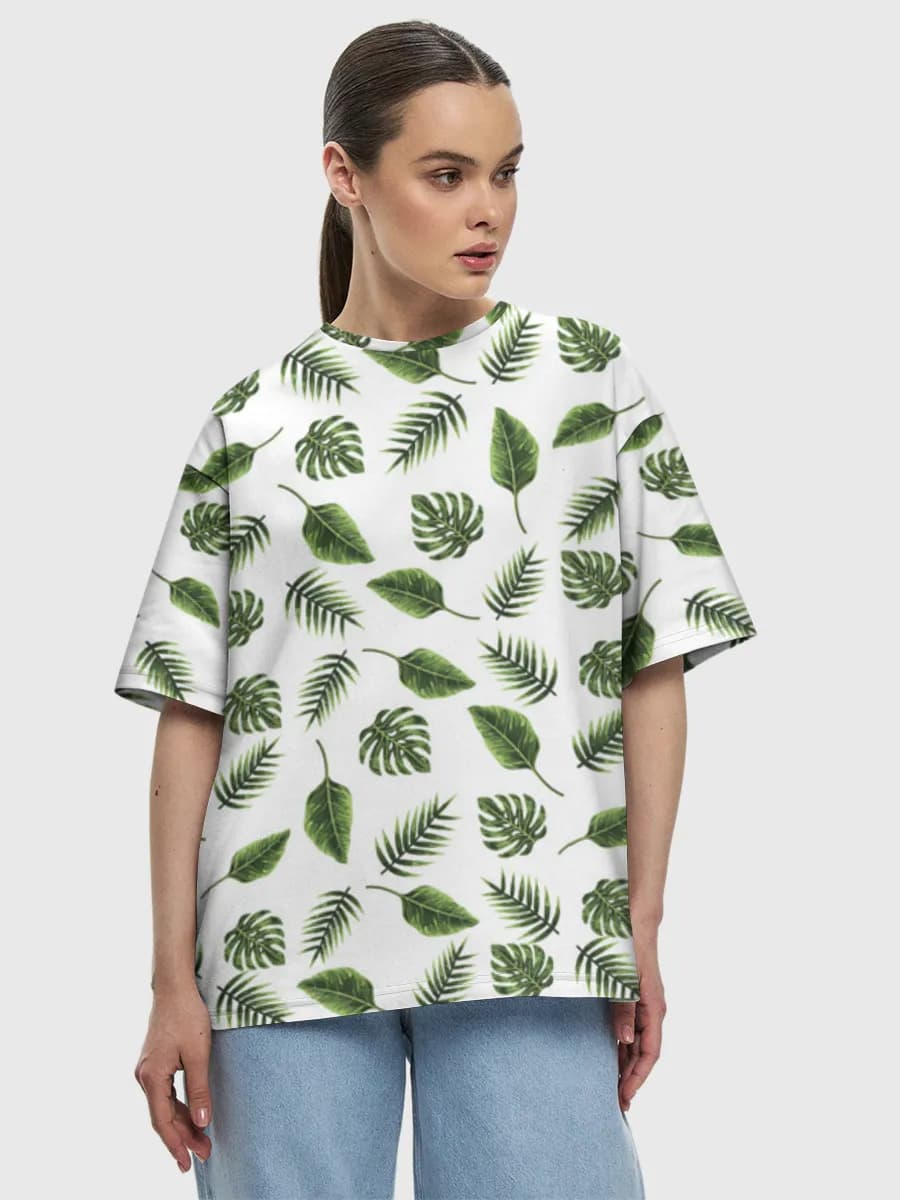 Women's oversized cotton T-shirt