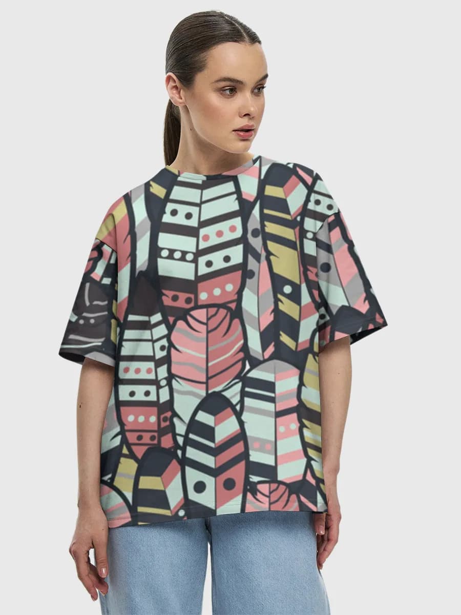 Women's oversized cotton T-shirt