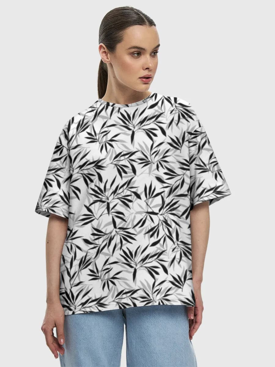 Women's oversized cotton T-shirt