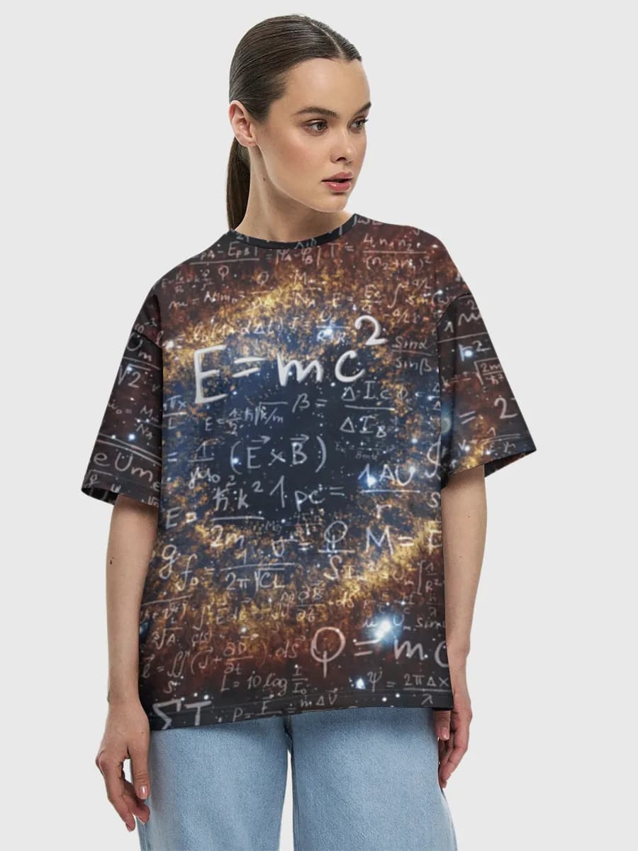 Women's oversized cotton T-shirt