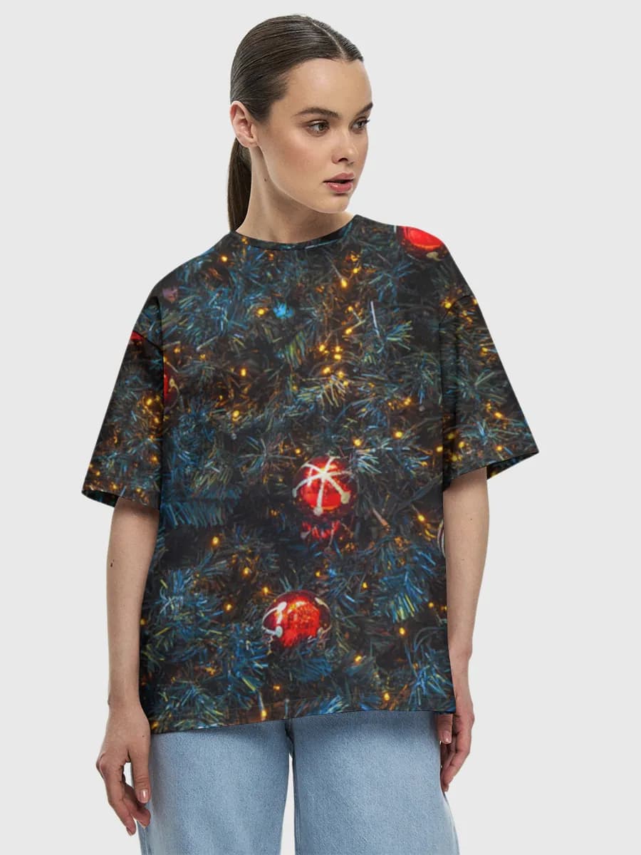 Women's oversized cotton T-shirt