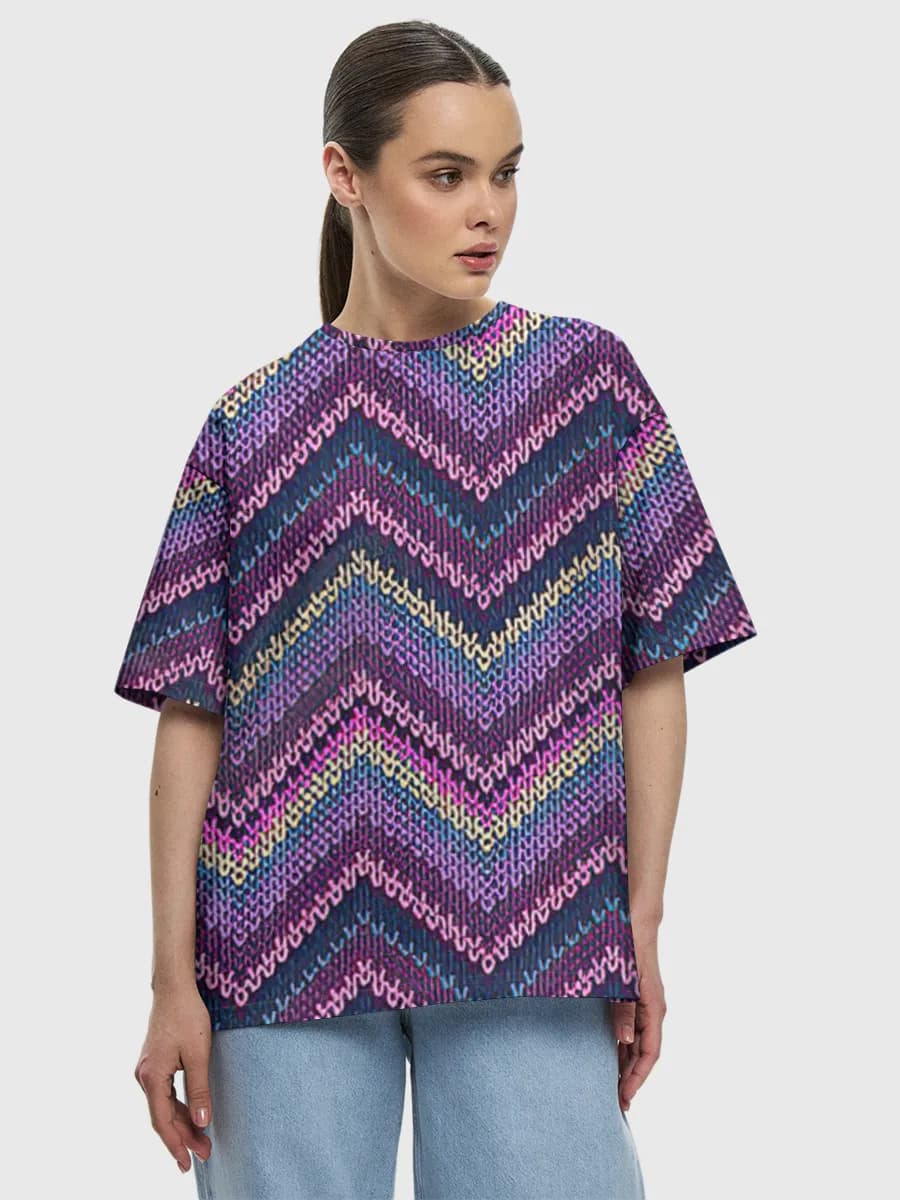 Women's oversized cotton T-shirt