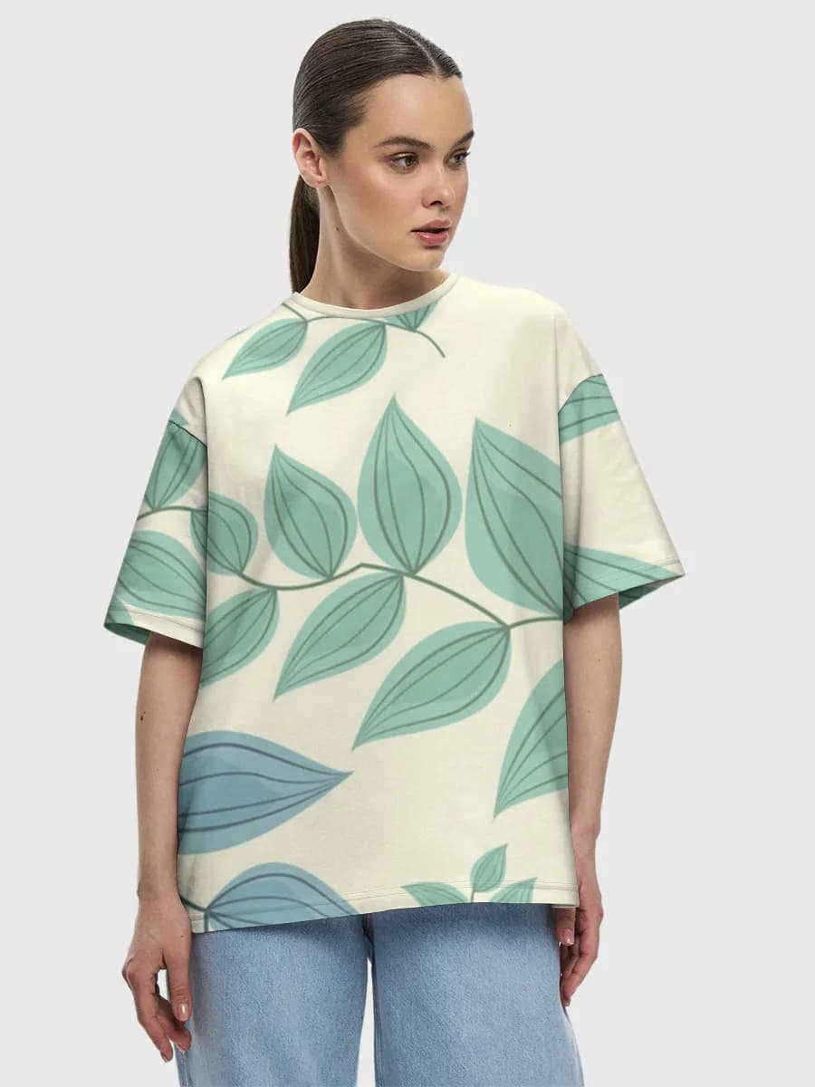 Women's oversized cotton T-shirt