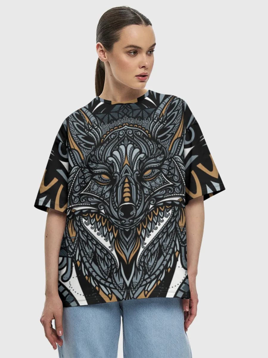 Ornate Tribal Wolf