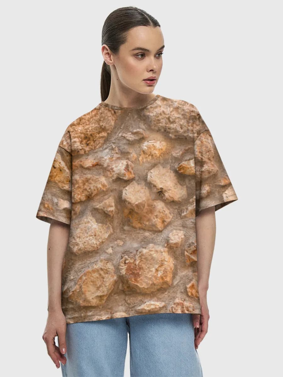 Women's oversized cotton T-shirt