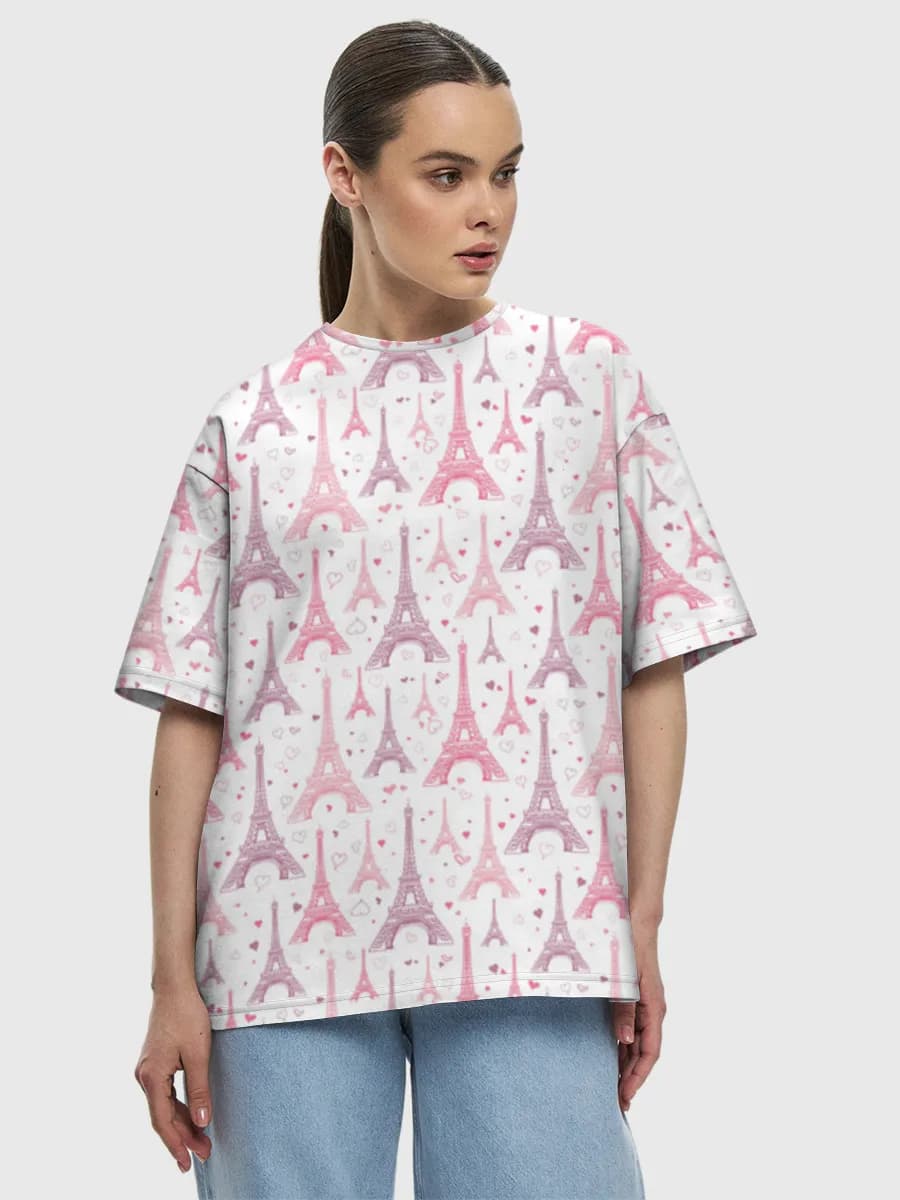 Women's oversized cotton T-shirt
