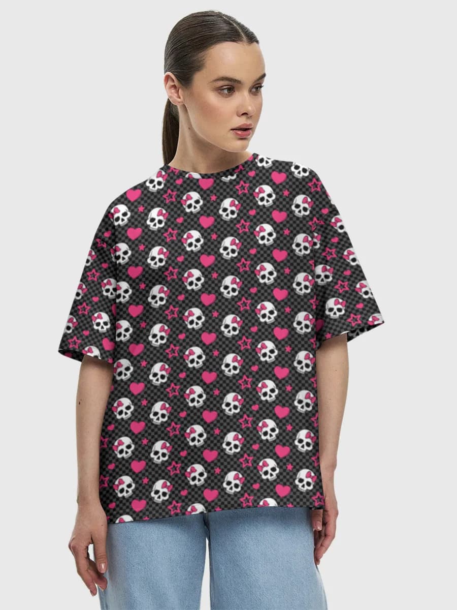 Women's oversized cotton T-shirt
