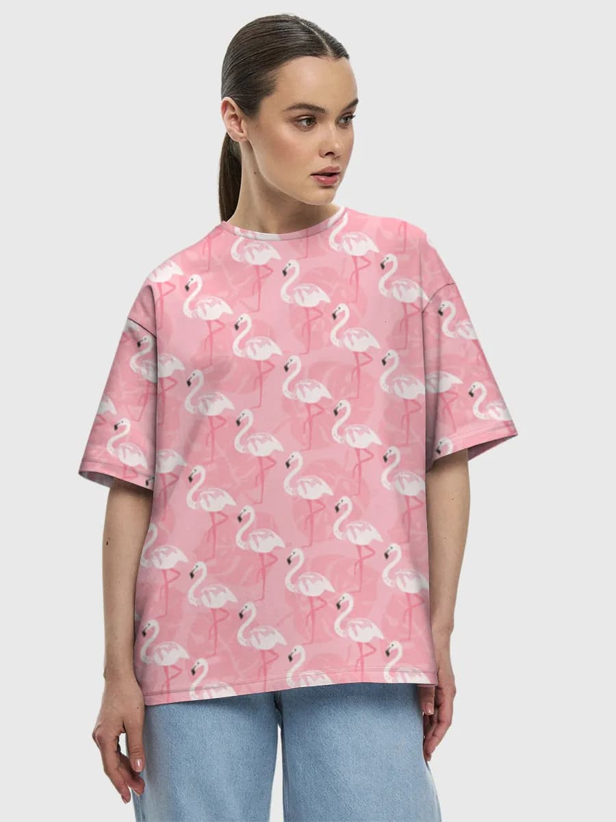 Women's oversized cotton T-shirt