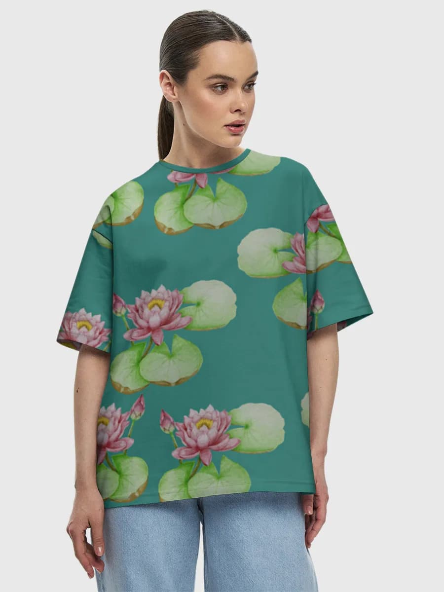 Women's oversized cotton T-shirt