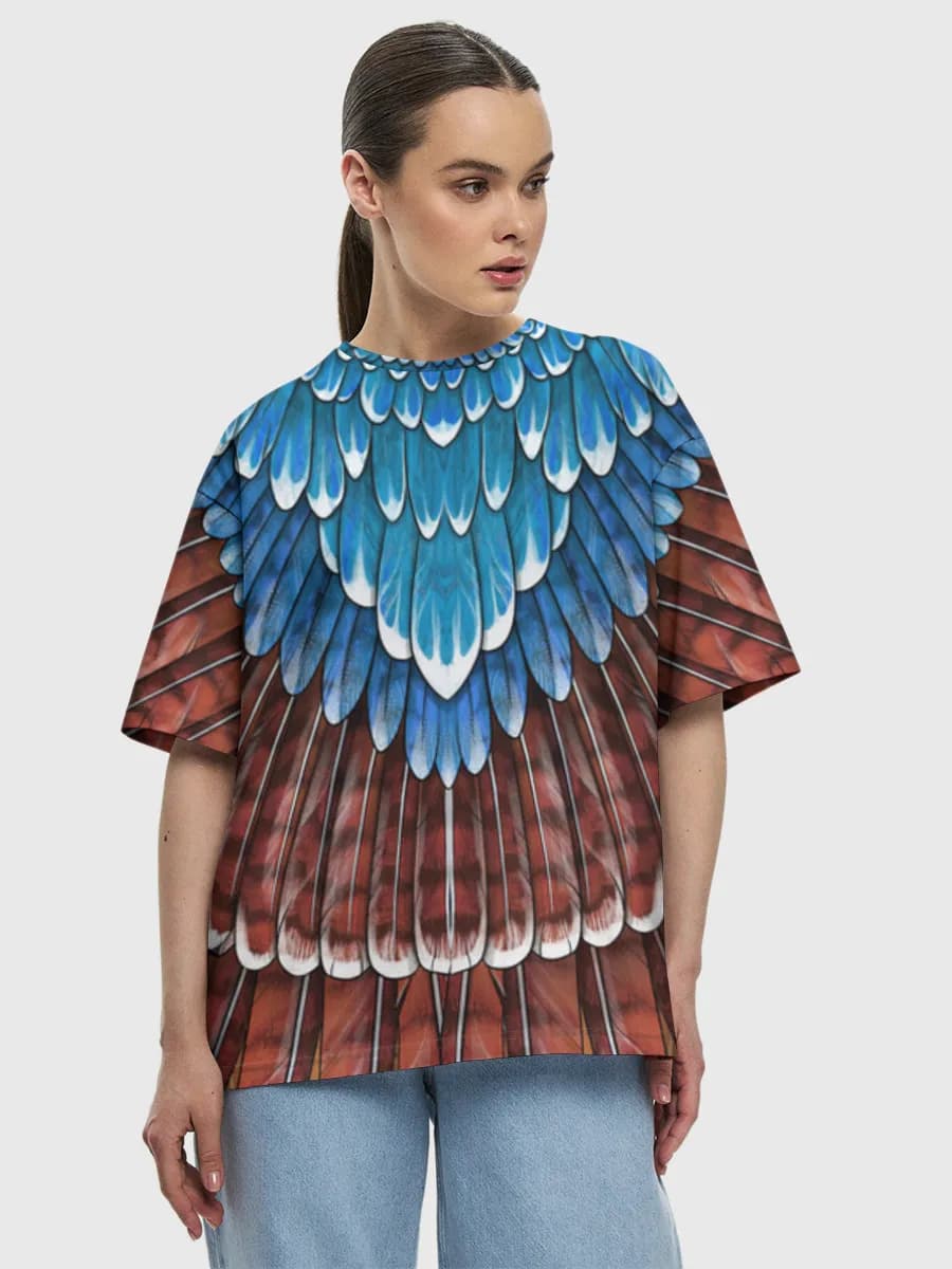 Women's oversized cotton T-shirt