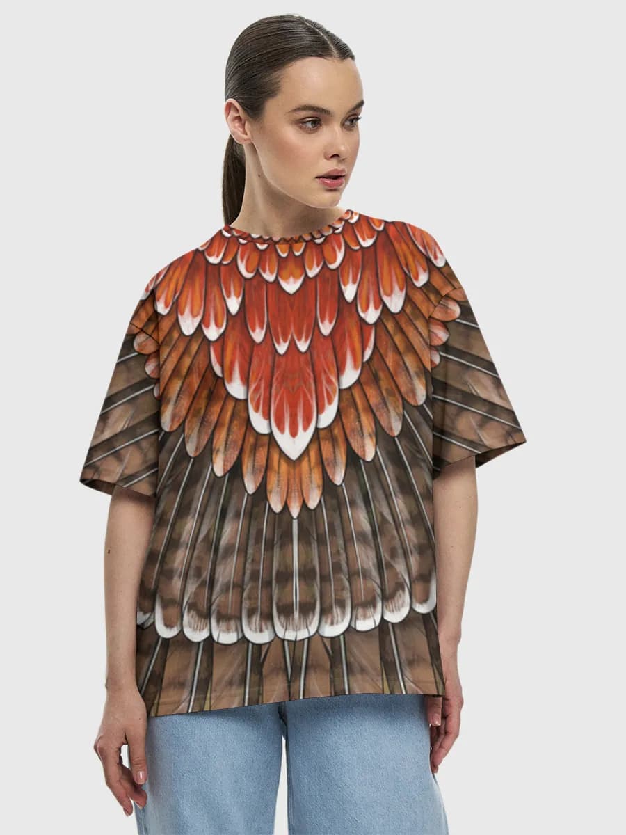 Women's oversized cotton T-shirt
