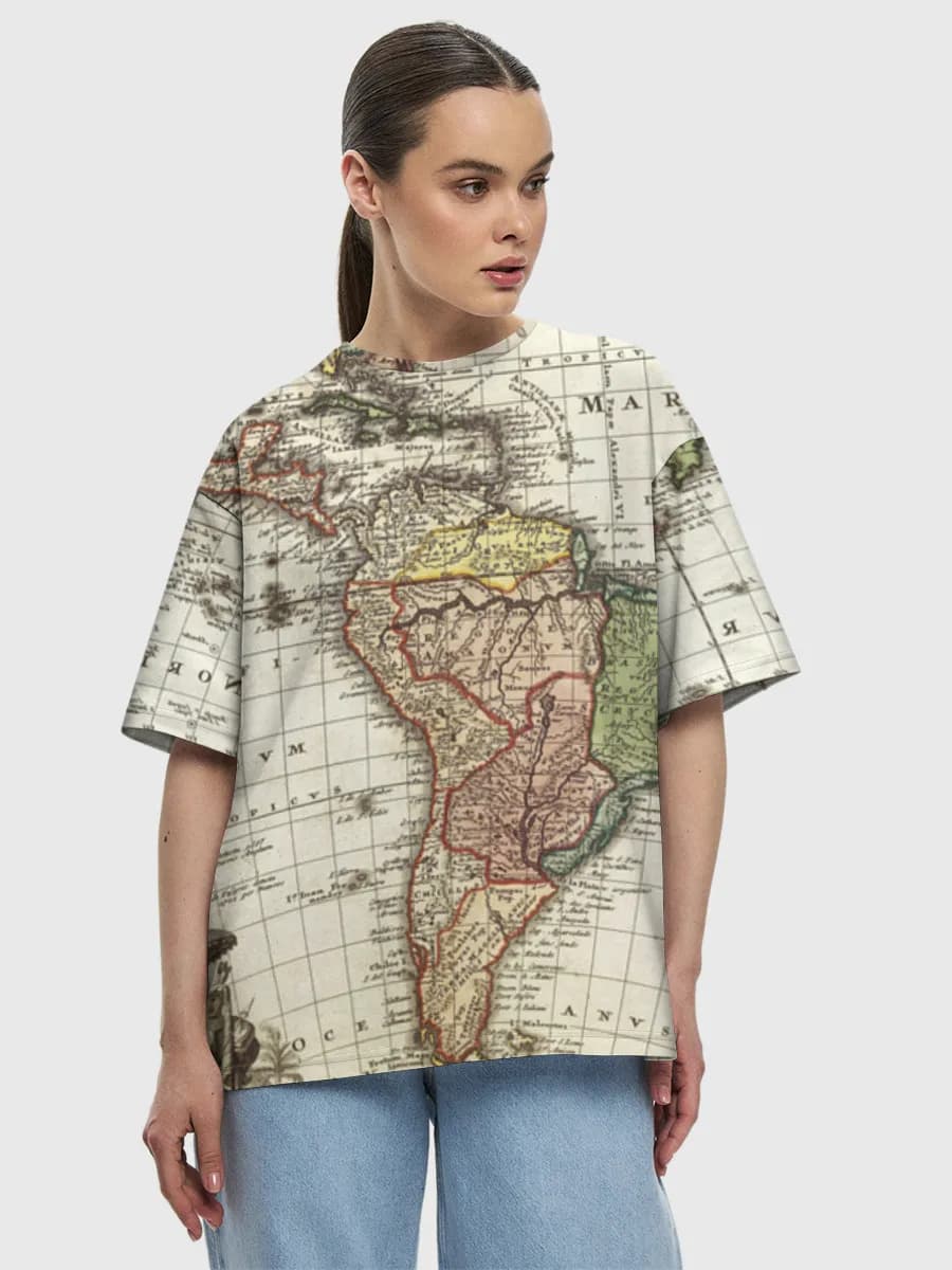 Women's oversized cotton T-shirt