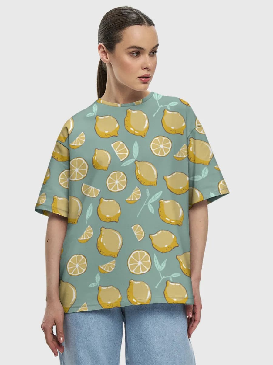 Women's oversized cotton T-shirt