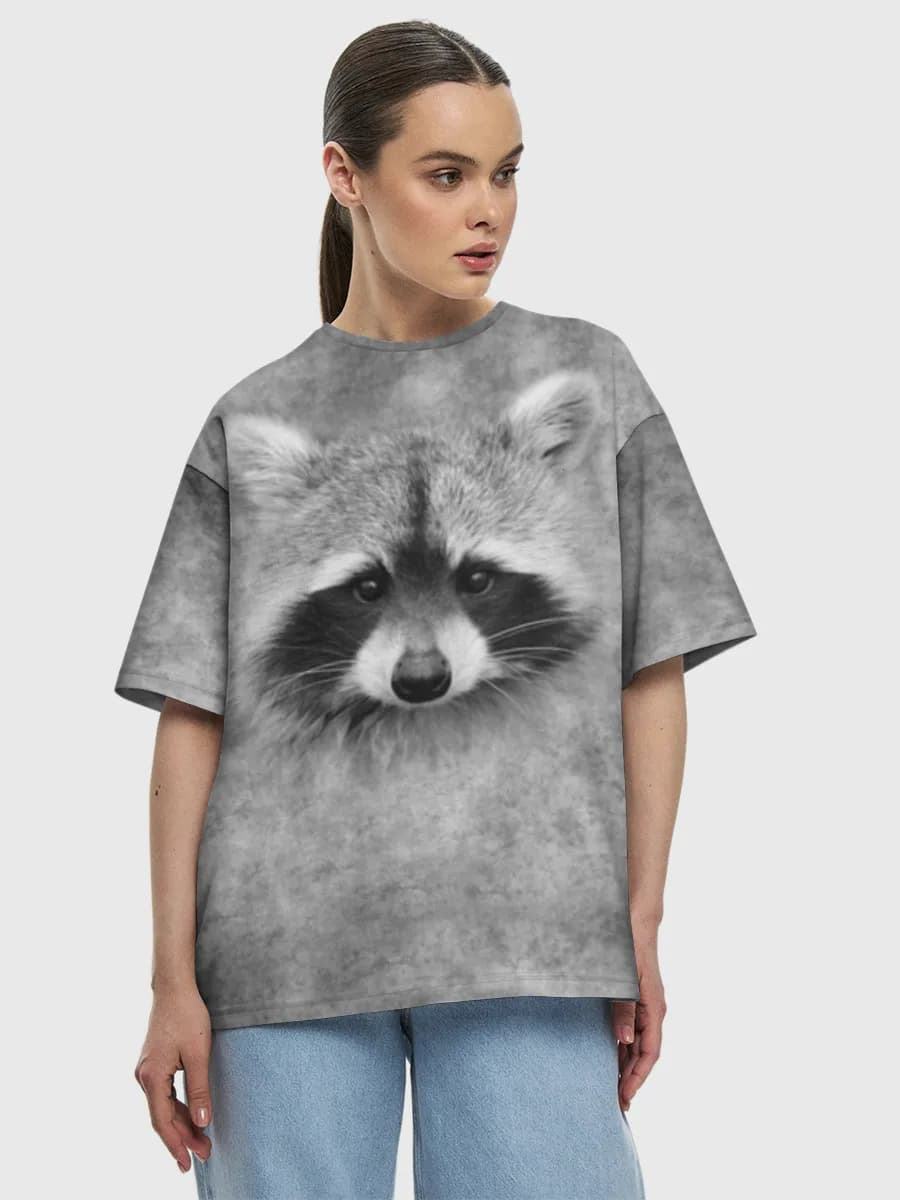 Raccoon In The Mist