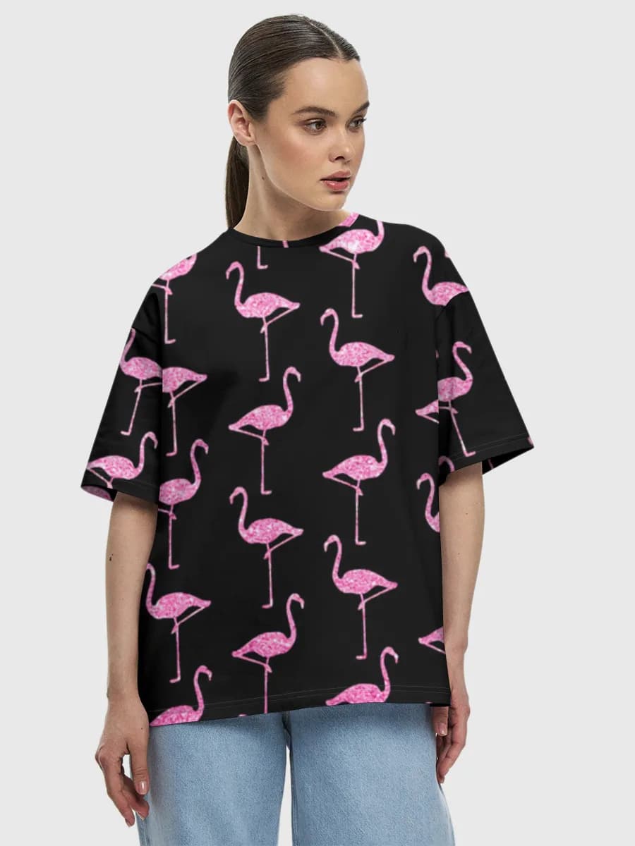 Women's oversized cotton T-shirt