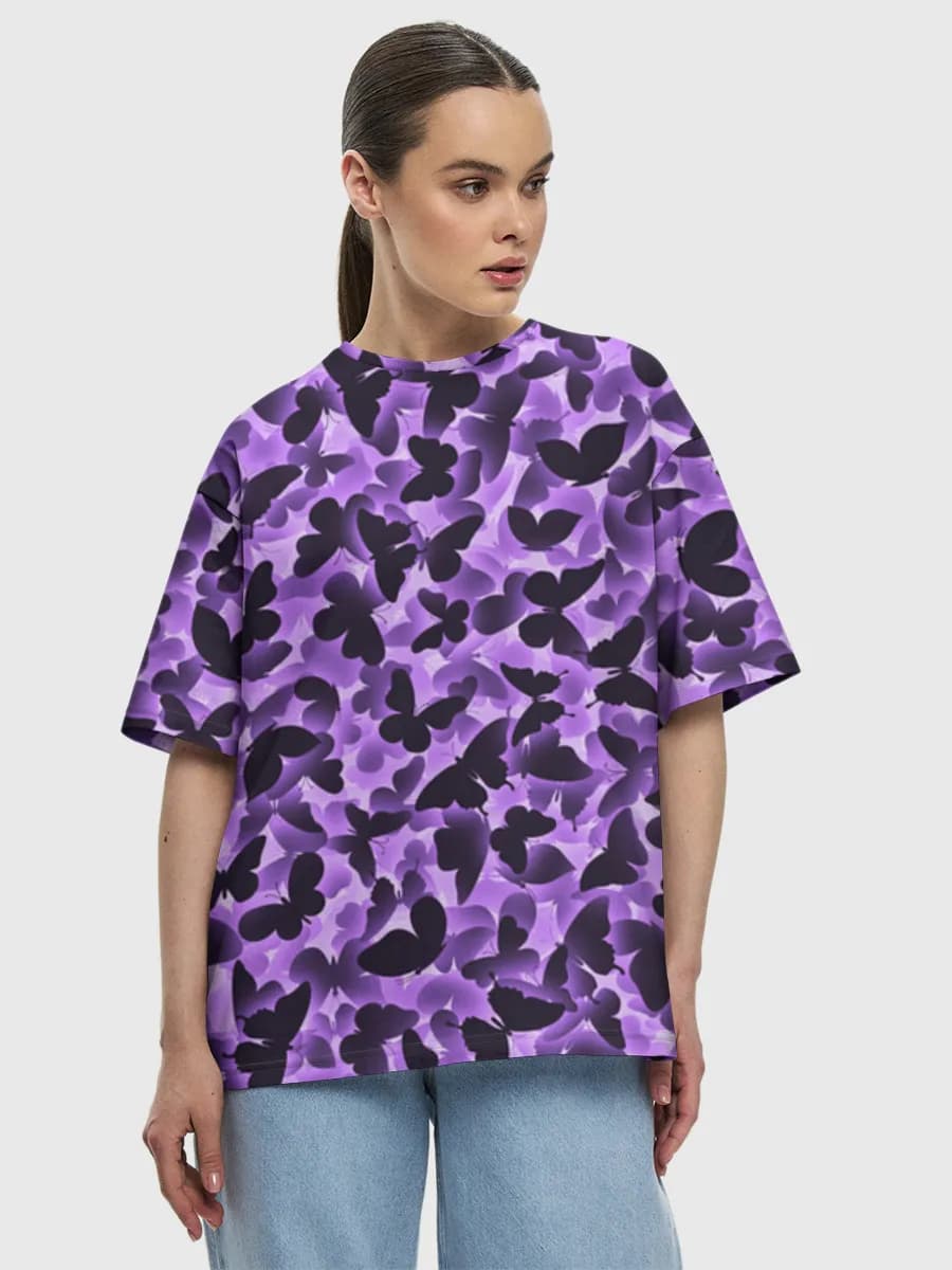 Women's oversized cotton T-shirt
