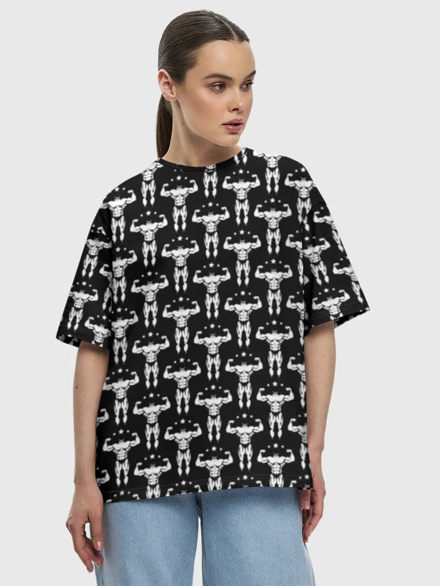 Women's oversized cotton T-shirt
