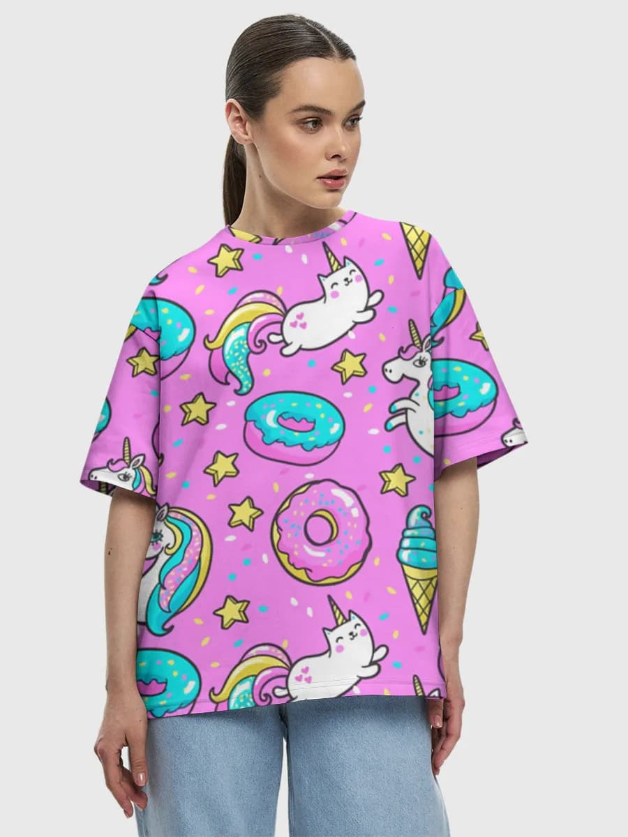 Kawaii Unicorn Donut Dreams