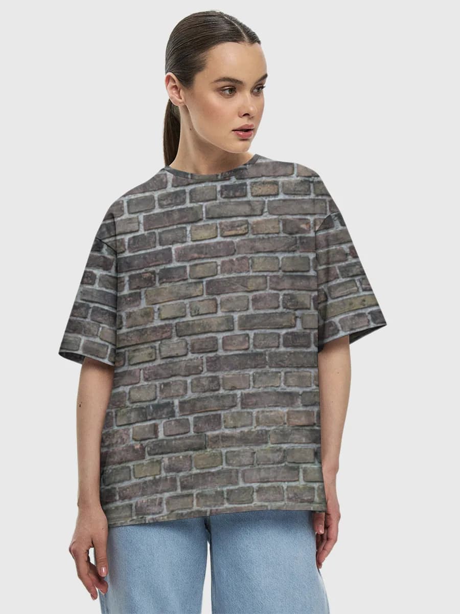 Women's oversized cotton T-shirt