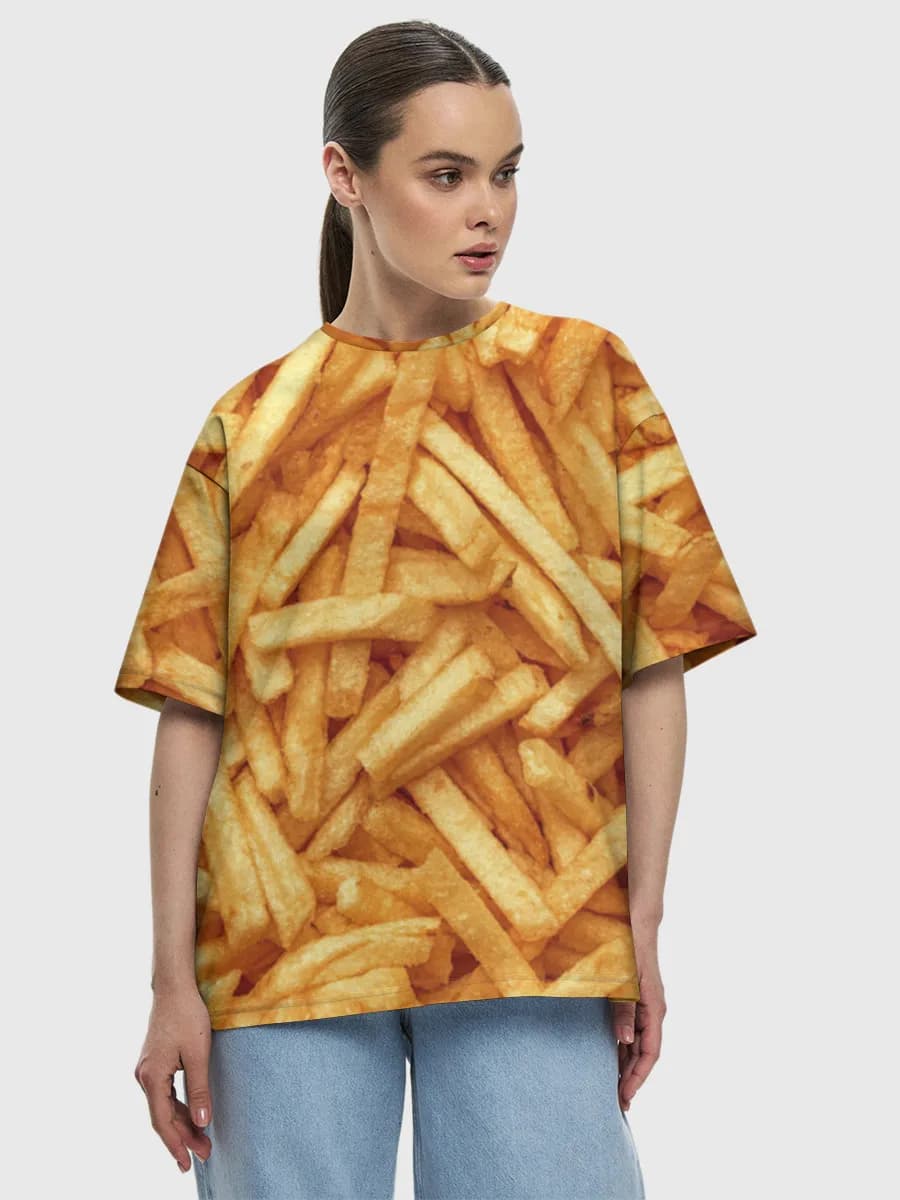 Women's oversized cotton T-shirt