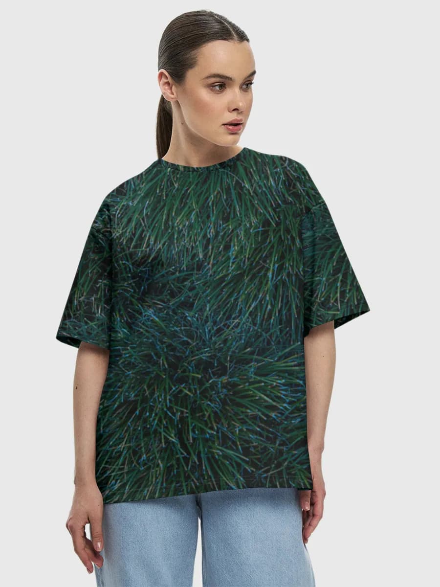 Women's oversized cotton T-shirt