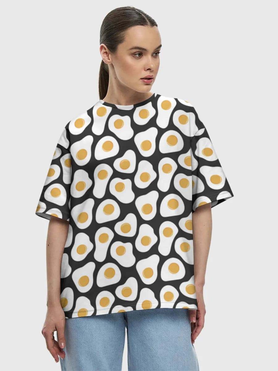 Women's oversized cotton T-shirt