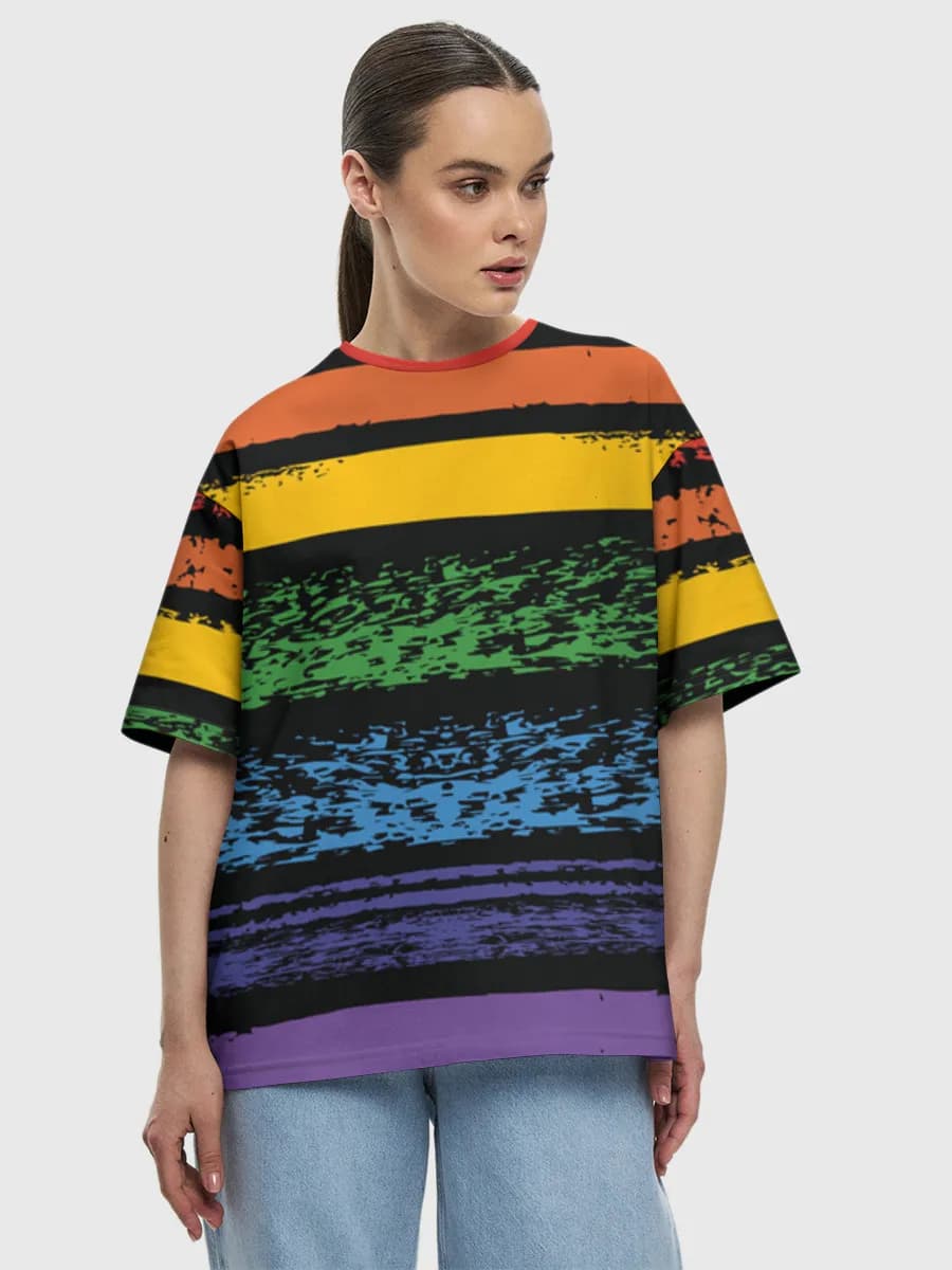 Women's oversized cotton T-shirt