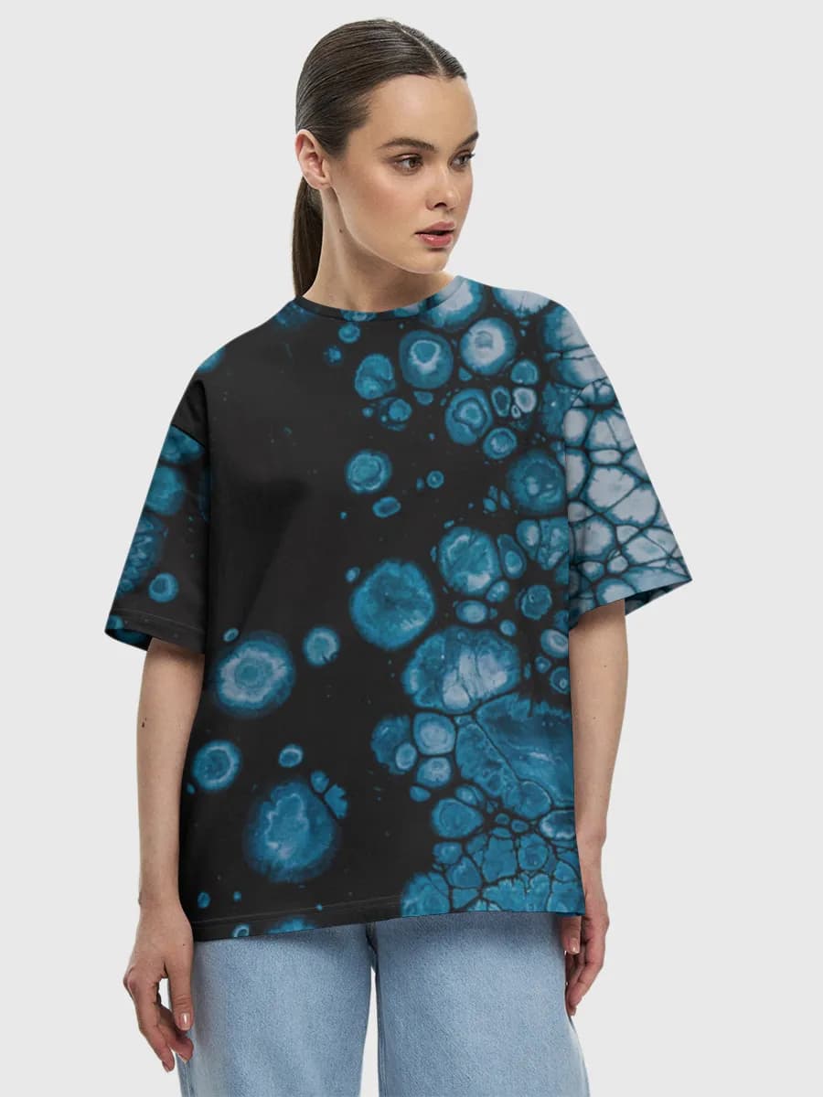 Women's oversized cotton T-shirt