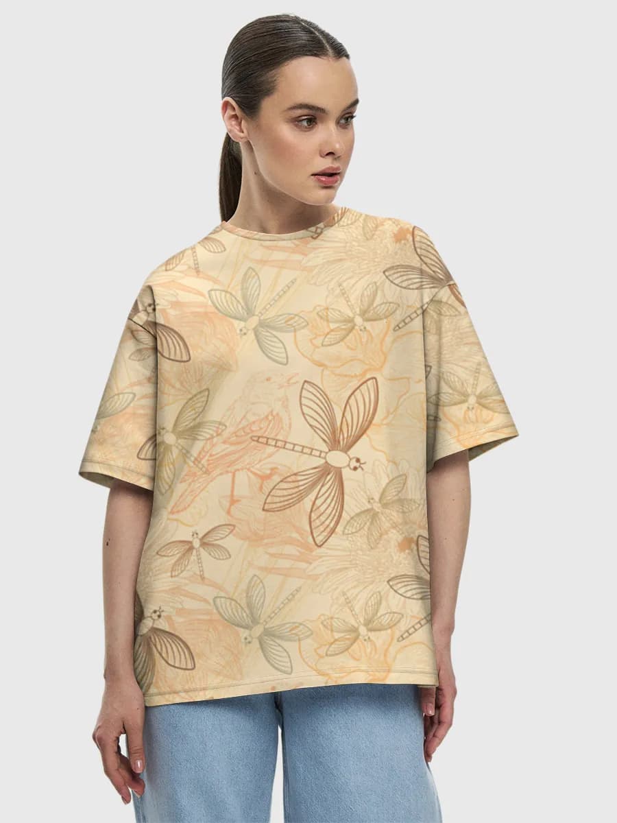 Women's oversized cotton T-shirt