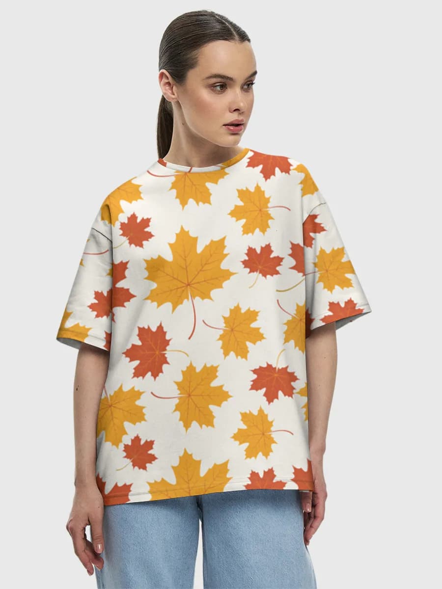 Women's oversized cotton T-shirt