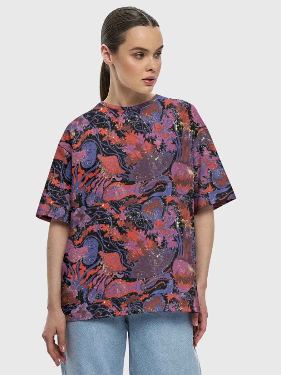 Women's oversized cotton T-shirt