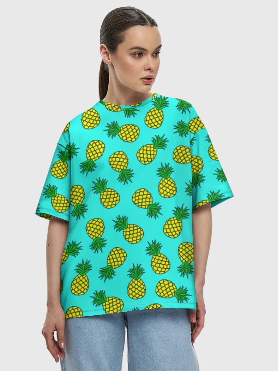 Women's oversized cotton T-shirt
