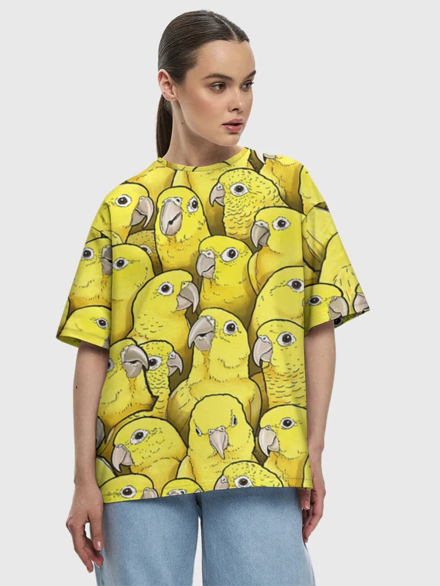 Women's oversized cotton T-shirt
