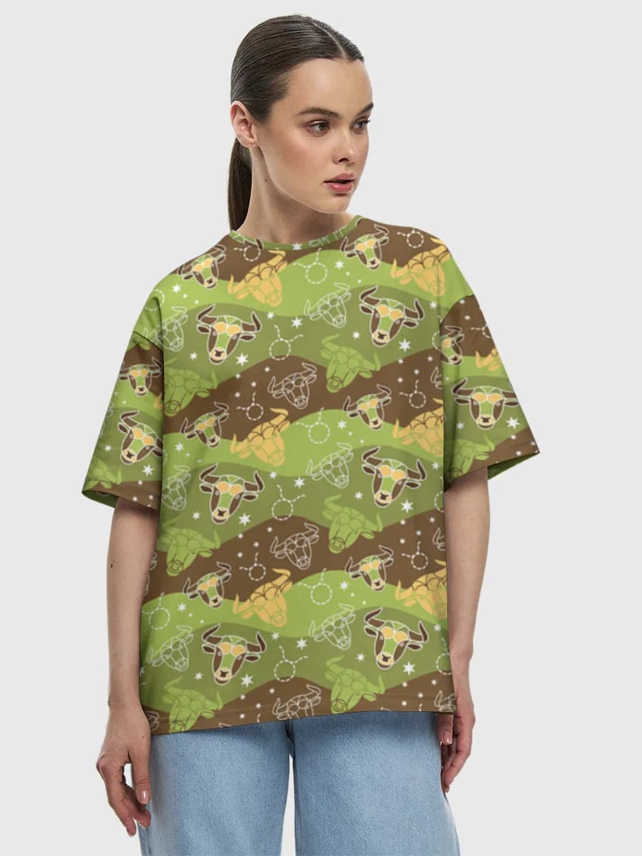 Women's oversized cotton T-shirt
