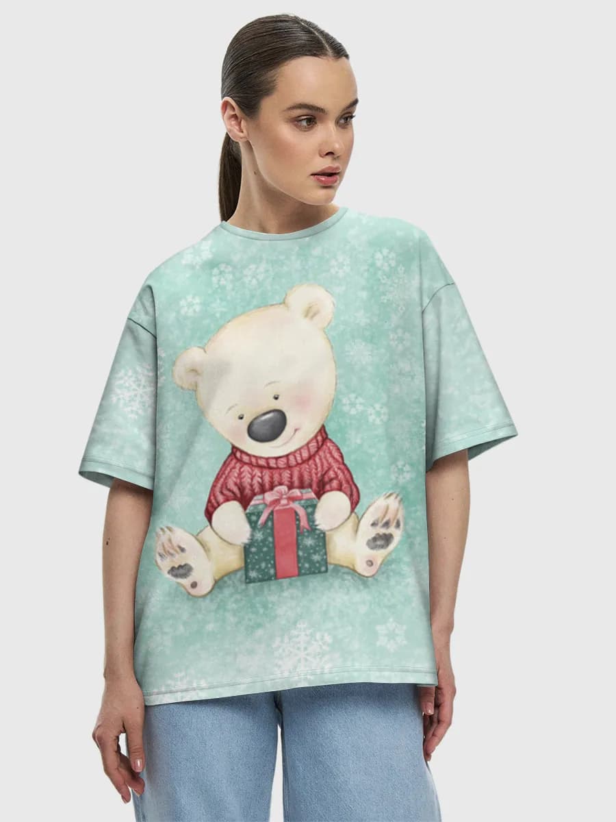 Women's oversized cotton T-shirt