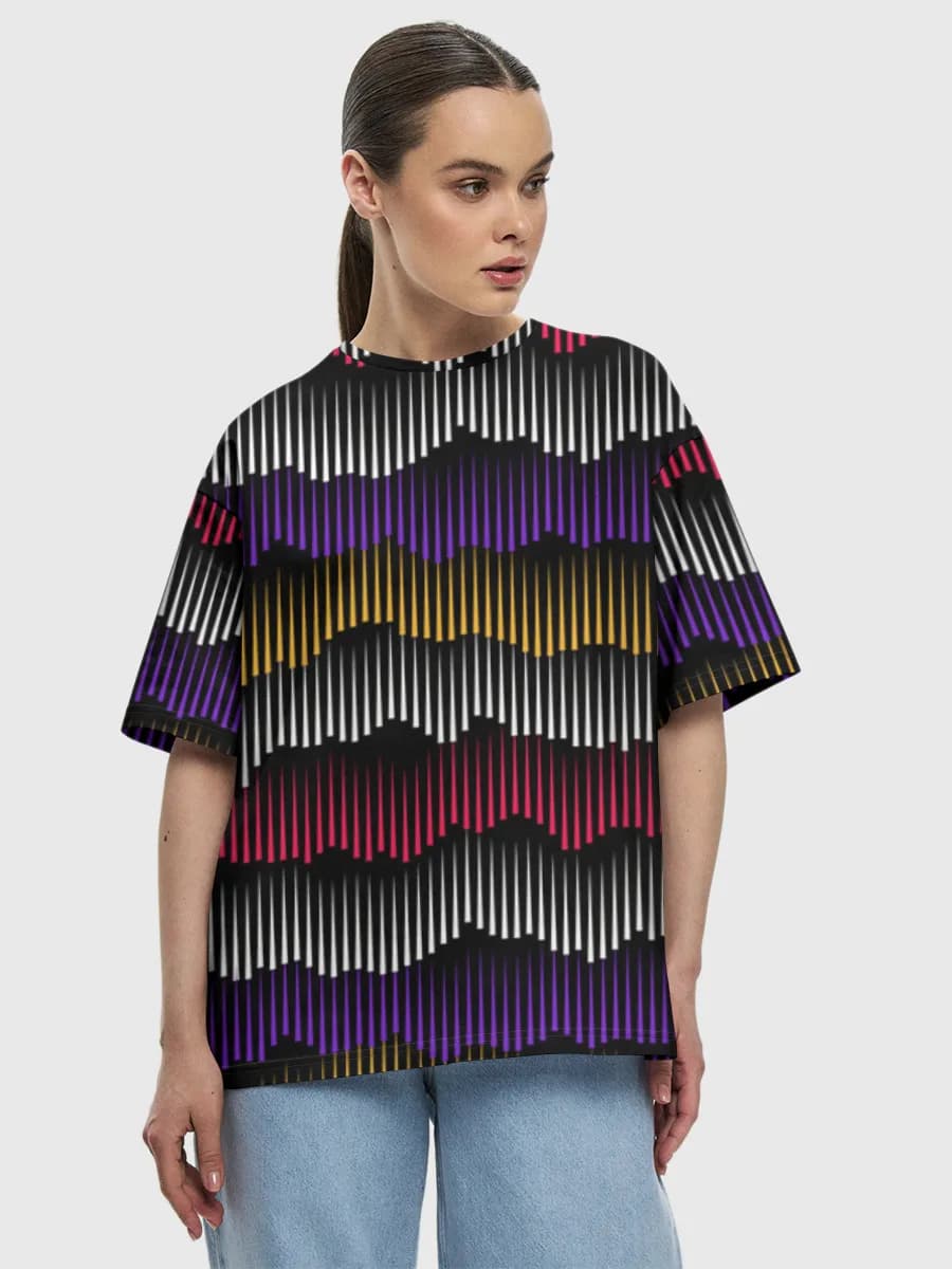 Women's oversized cotton T-shirt