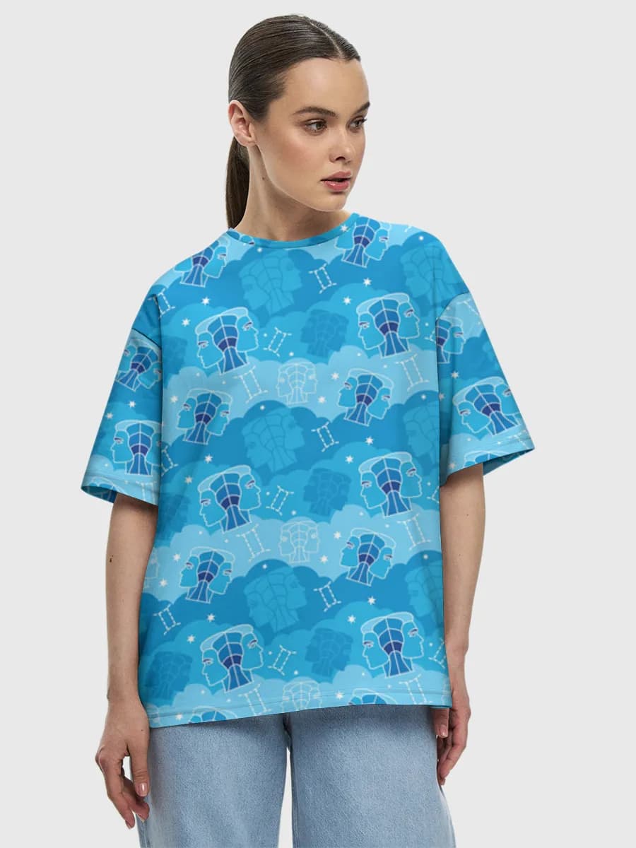 Women's oversized cotton T-shirt