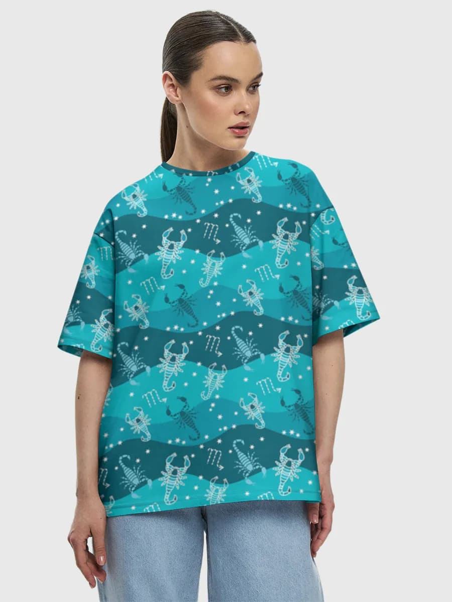 Women's oversized cotton T-shirt
