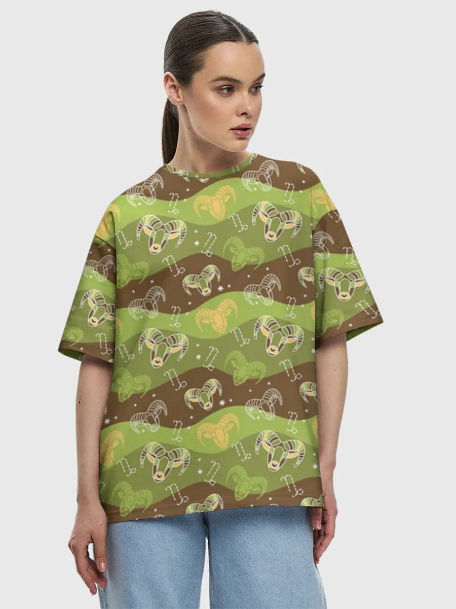 Women's oversized cotton T-shirt