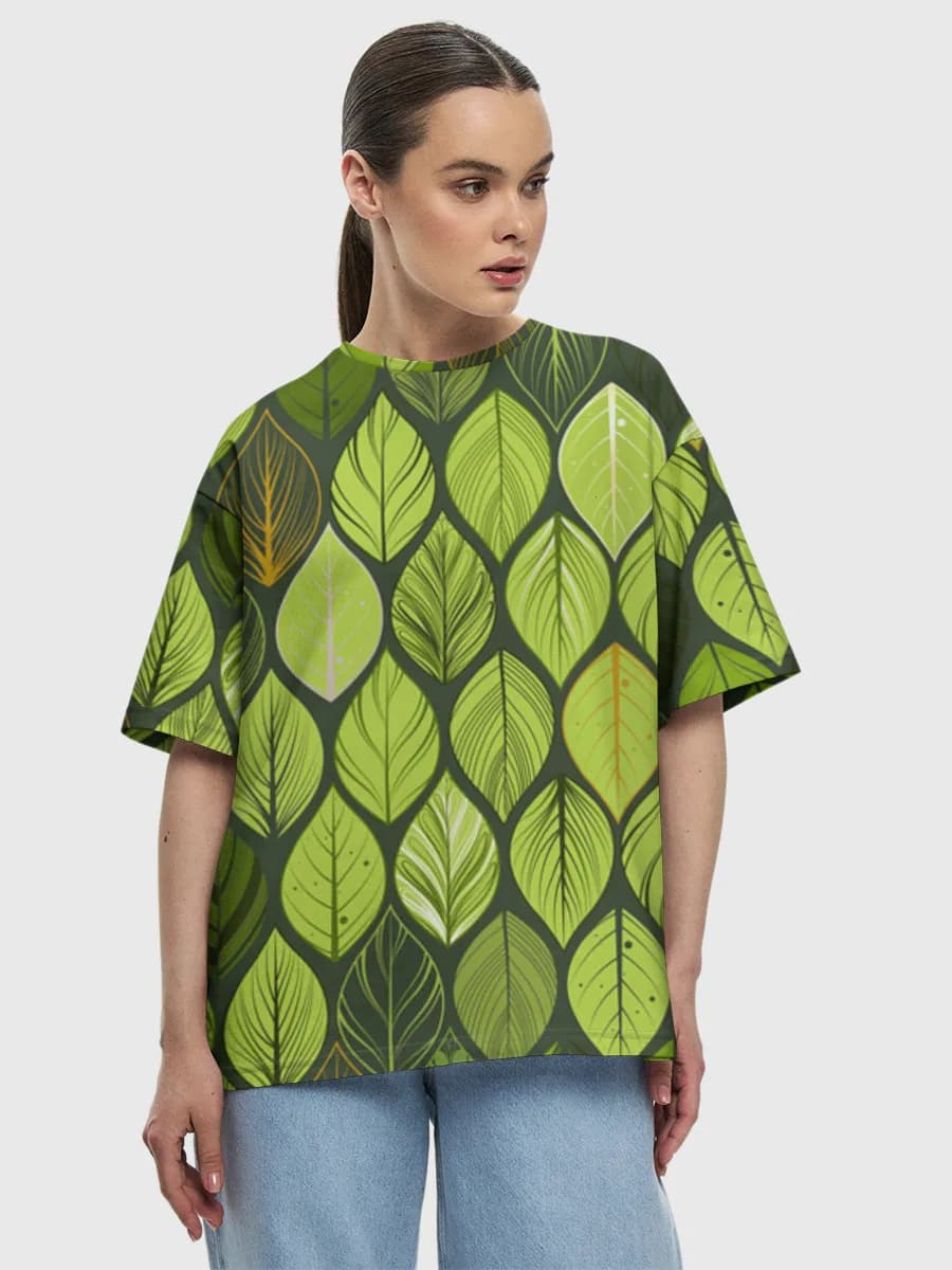 Women's oversized cotton T-shirt