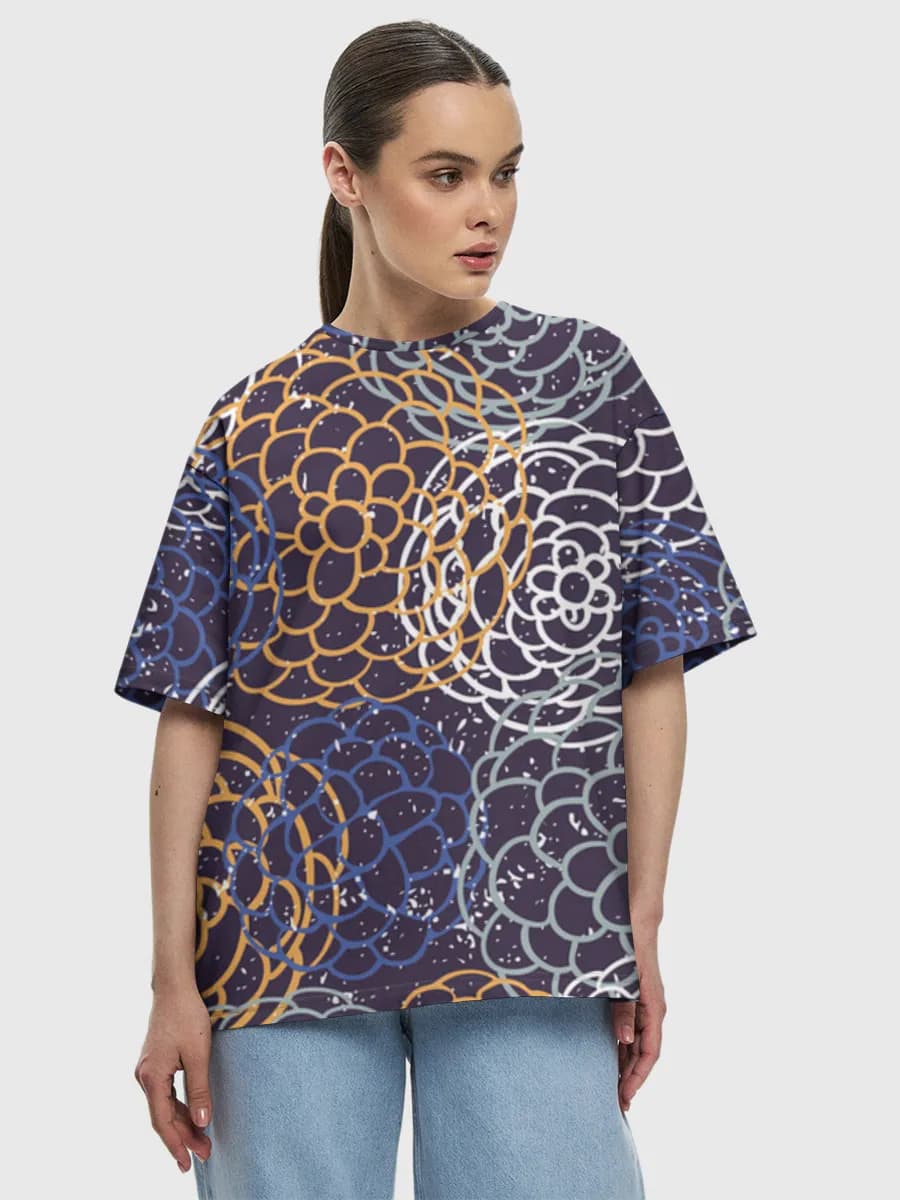 Women's oversized cotton T-shirt