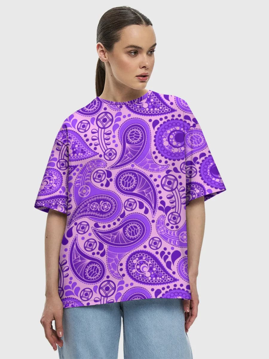Women's oversized cotton T-shirt