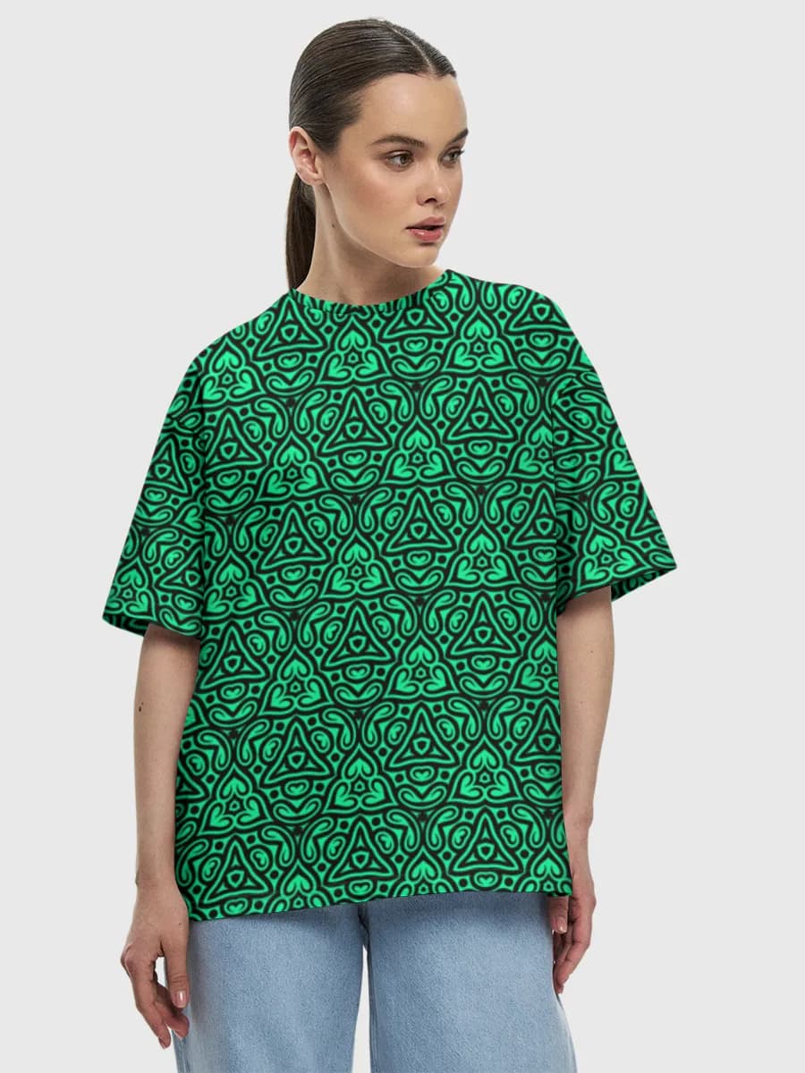 Women's oversized cotton T-shirt