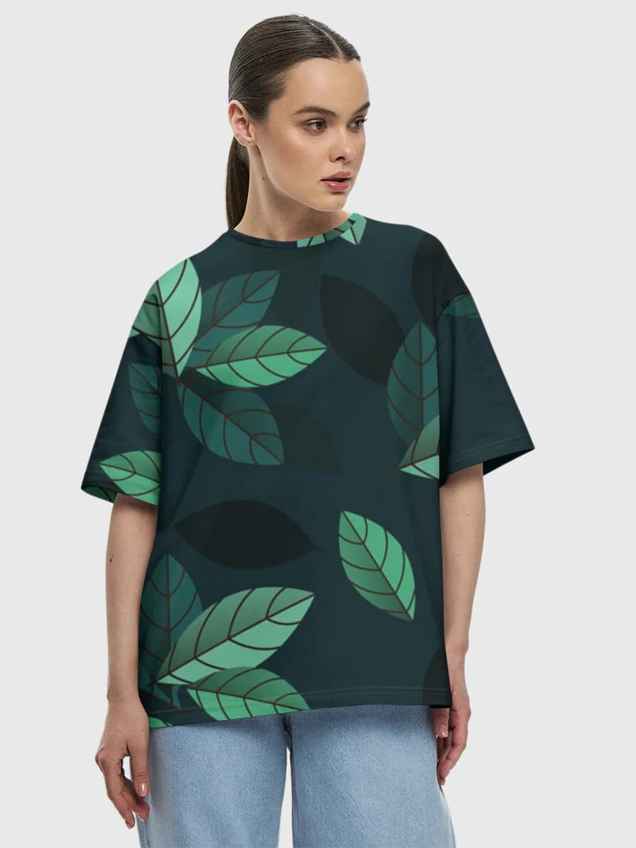 Women's oversized cotton T-shirt