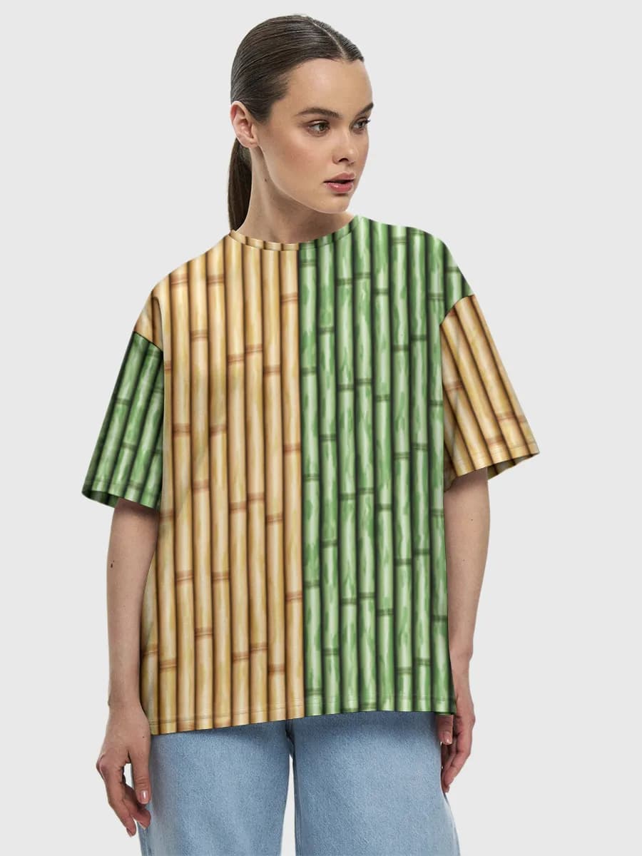 Women's oversized cotton T-shirt