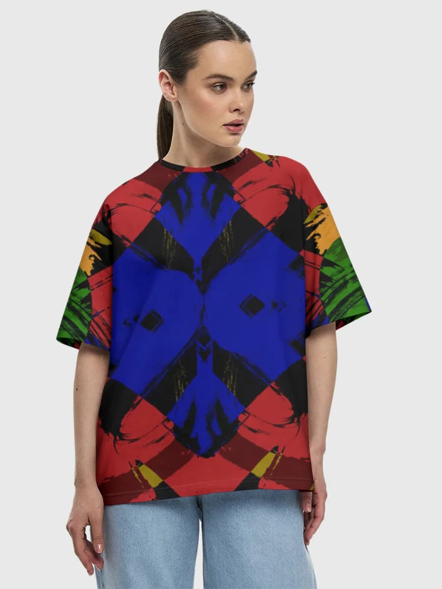 Women's oversized cotton T-shirt