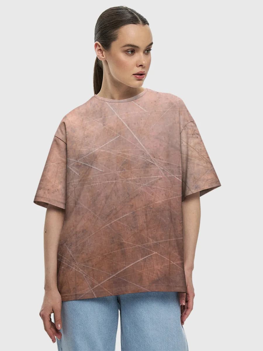 Women's oversized cotton T-shirt