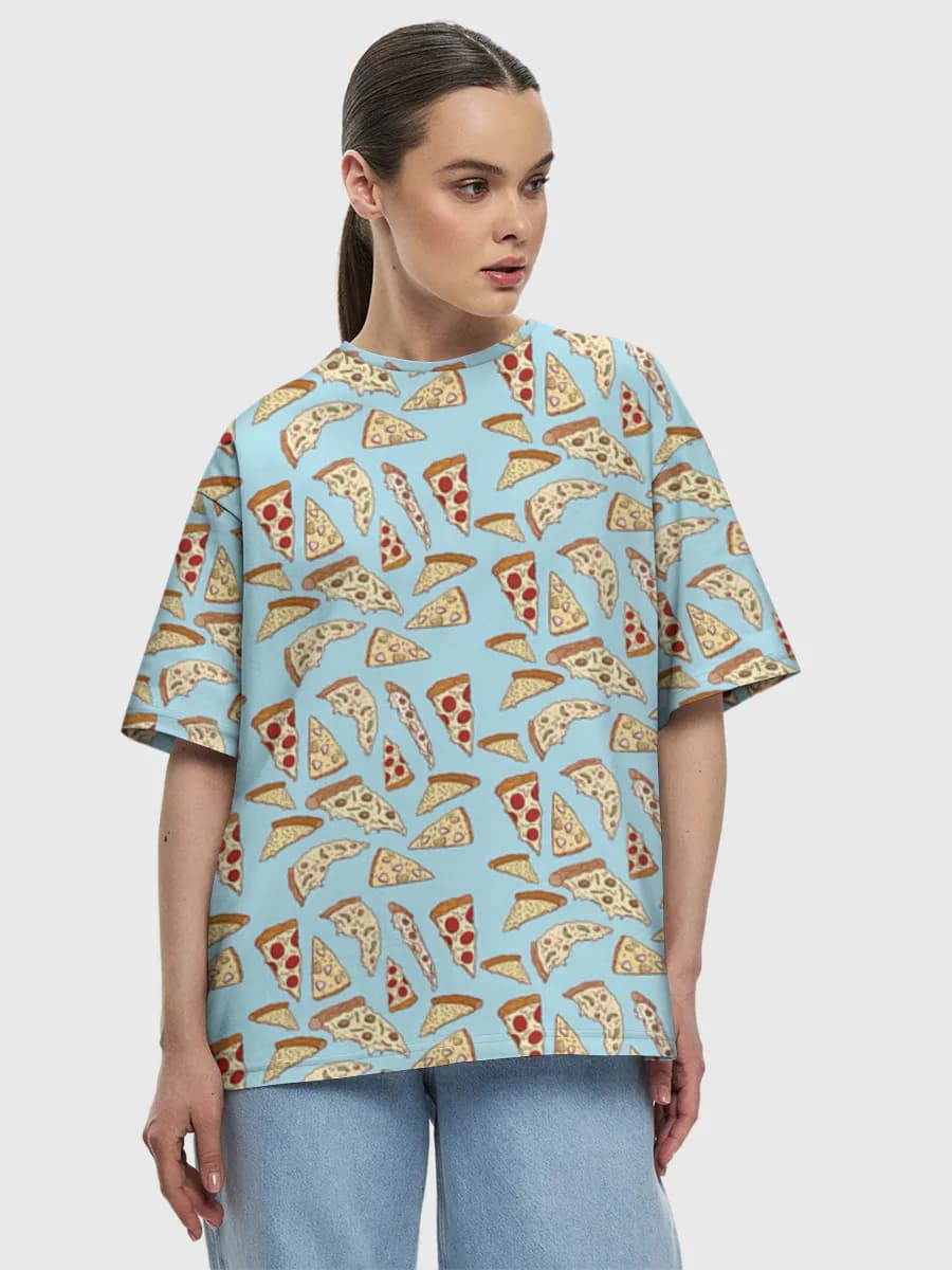 Women's oversized cotton T-shirt